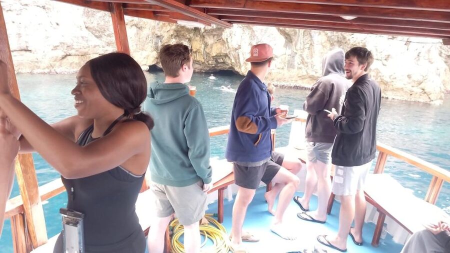 Elaphite Islands Cruise with Local Gastronomy at Captain's H - The first hour on the water