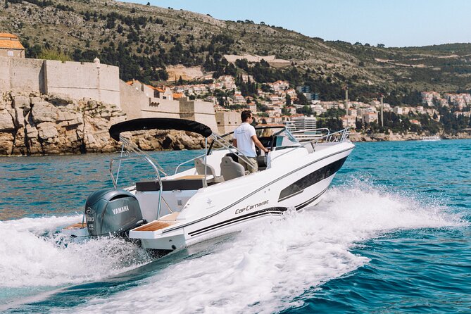 Elaphite Islands Luxury Private Boat Tour with Cap Camarat 7.5 - Pickup from hotels, apartments, and the cruise port