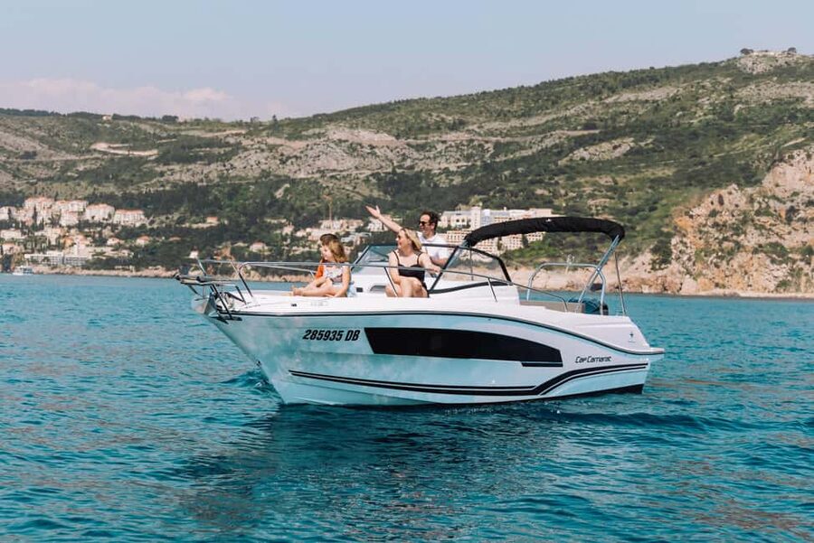 Elaphite Islands: Private boat tour (Cap Camarat 7.5wa) - The boat, drinks, and practical comfort