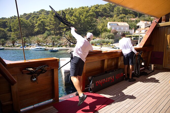 Elaphiti Islands On The Luxury Pirate Ship Karaka Dubrovnik - Lopud: the swimming and snorkeling stop