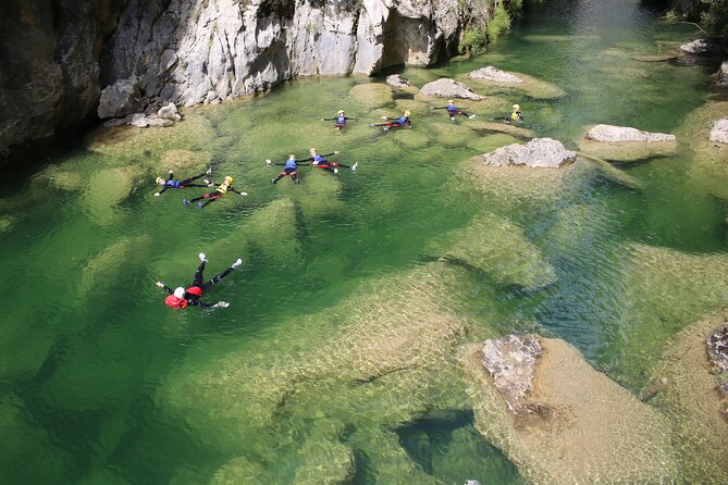 Extreme Canyoning on Cetina River from Split or Zadvarje - The Great Gubavica rappel at 55 meters