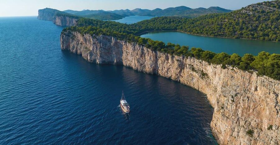 From Biograd: Kornati and Telašćica Full Day Boat Tour - The 1876 lighthouse at Vela Sestrica