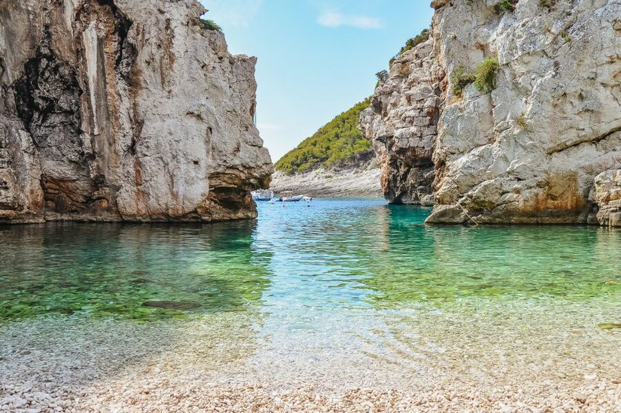 From Hvar: Blue and Green Cave Day Tour - Stiniva Cove: the most memorable swim