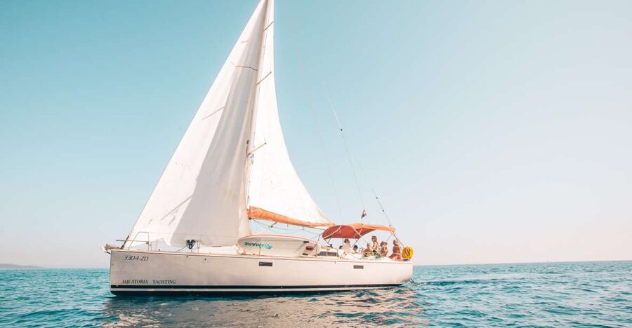 From Hvar: Boat Tour to Pakleni Islands on a Comfort Yacht - First Pakleni Island bay: calm water and fish