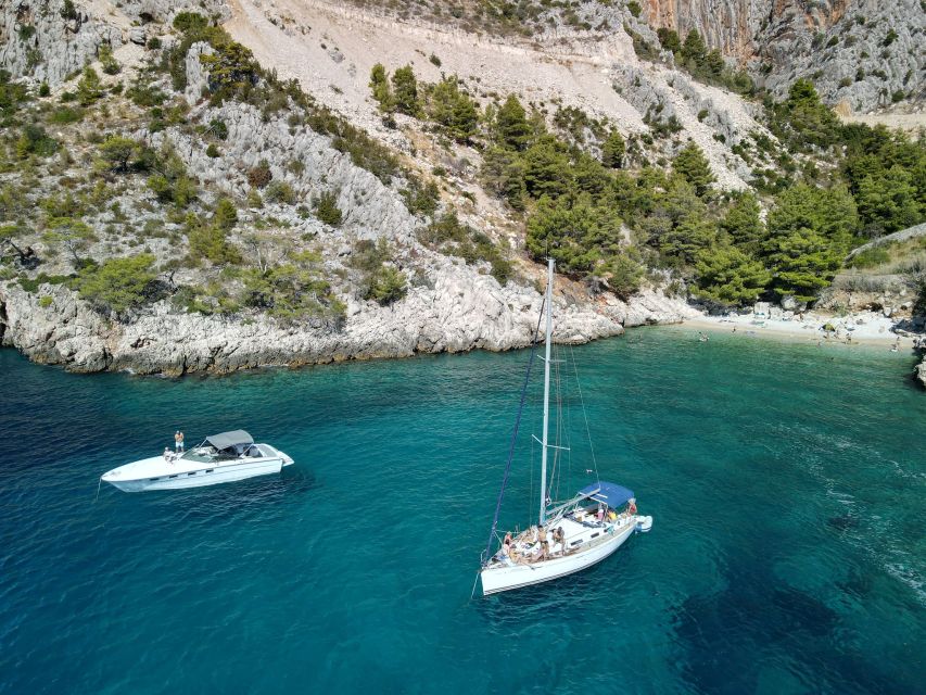 From Hvar: Pakleni Islands & Red Rocks Comfort Sailboat Tour - Dubovica Beach and a slower second stop