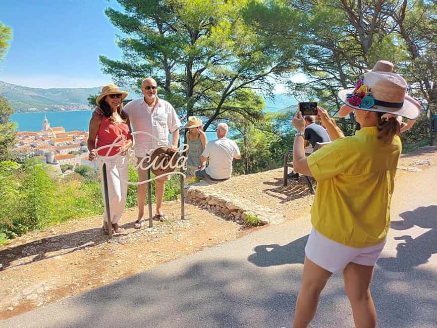 From Korcula Town: Local Wine & Sightseeing Half-Day Tour - Crossing Korcula’s interior before the first tasting