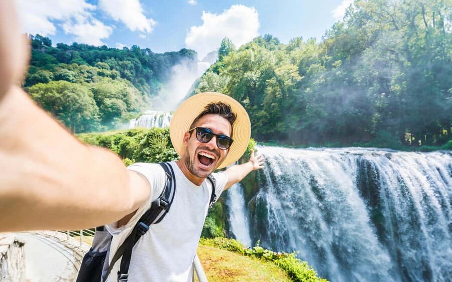 From Makarska: Krka Waterfalls & Šibenik Day Trip - Leaving Makarska in an air-conditioned van