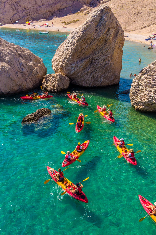 From Metajna/Novalja: Pag Bay Guided Sea Kayaking Tour - Paddling toward Sušac and Stogaj