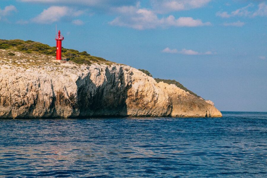 From Omis: Blue Cave & 5 Island Speedboat Tour - Monk Seal Cave and the hidden beach