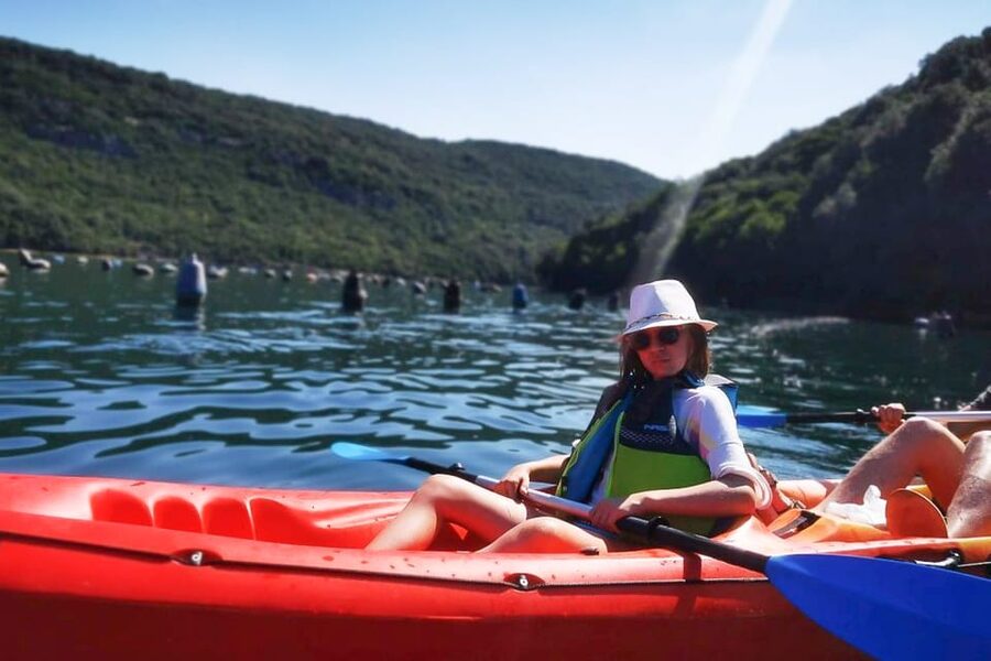 From Poreč: Lim Bay Sea Kayaking Day Trip - Getting set up with the right equipment