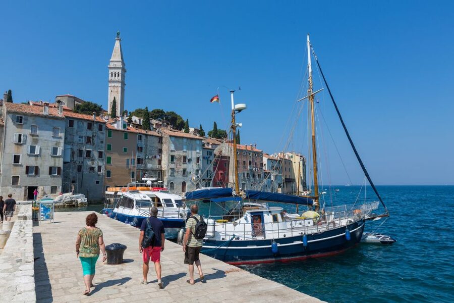 From Pula: Day Cruise to Rovinj, Lim Fjord, and Red Island - Pula’s amphitheater and the Brijuni archipelago