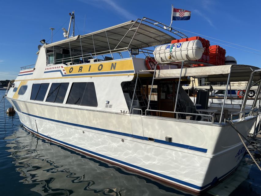 From Pula: Day Cruise to Rovinj, Lim Fjord, and Red Island - Lim Fjord from the lunch table