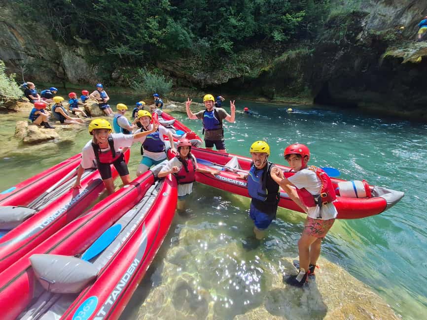 From Slunj: Mreznica Kayaking Adventure - The 15-minute van ride and safety briefing