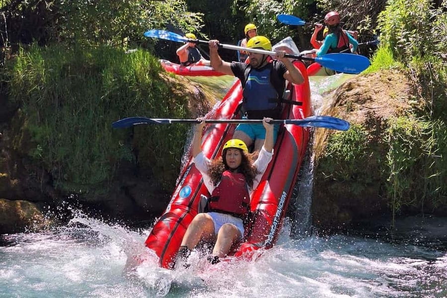 From Slunj: Mreznica Kayaking Adventure - Reaching the base in Zečev Varoš