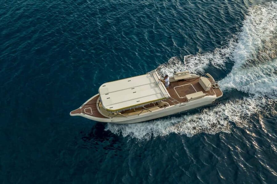 from Split- <strong> 5 island tour with visiting Blue Cave, Hvar</strong> – Five useful things to know before booking’ /></p>
<ul>
<li><strong>Blue Cave is the headline stop:</strong> You visit Biševo Island and enter the famous cave as part of the morning route. The entrance ticket is paid separately on the spot.</li>
<li><strong>Stiniva Bay gets only about 30 minutes:</strong> Use the time for a quick swim, snorkeling, or photographs rather than a long beach visit.</li>
<li><strong>Budikovac offers the best swim break:</strong> You get about an hour for swimming, sunbathing, walking, or simply enjoying the clear water.</li>
<li><strong>Hvar provides the longest land stop:</strong> About two hours gives you time for lunch, coffee, a cocktail, shopping, and a walk.</li>
<li><strong>The day is physically demanding:</strong> Sun, boat motion, repeated boarding, and quick stops can be tiring, especially for anyone with back problems.</li>
<li><strong>The price covers the boat basics:</strong> Crew, fuel, insurance, fresh water, and snorkeling gear are included, but the Blue Cave ticket is not.</li>
</ul>
<h2 id="starting-beside-splits-riva-promenade">Starting beside Split’s Riva promenade</h2>
<p><img width="900" height="601" decoding="async" src=