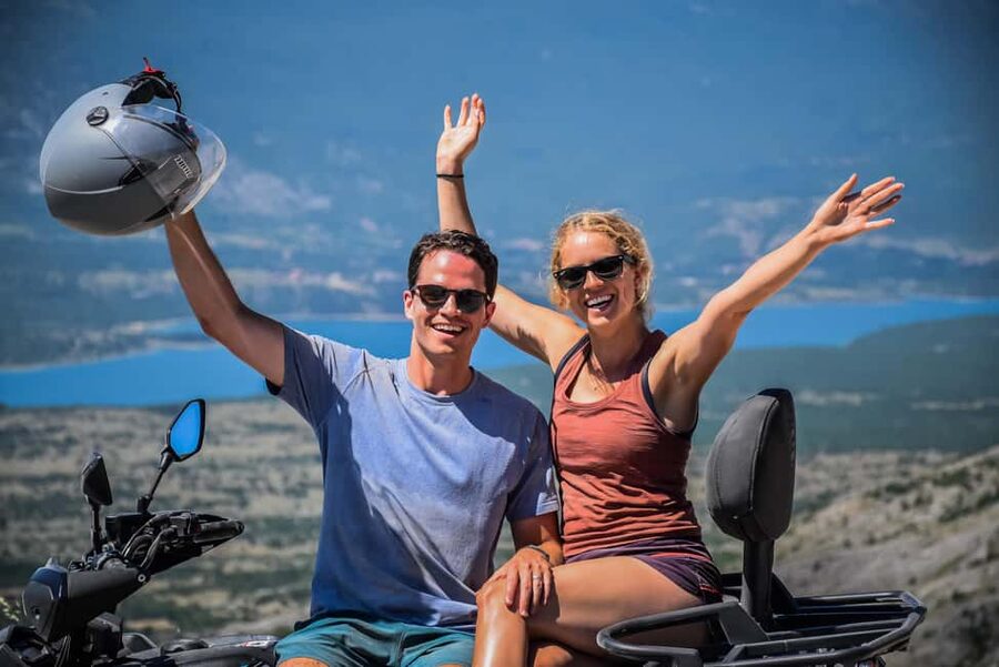 From Split: ATV Dinara Mountain Tour with Picnic - The climb to Vrdovo at 1,001 meters