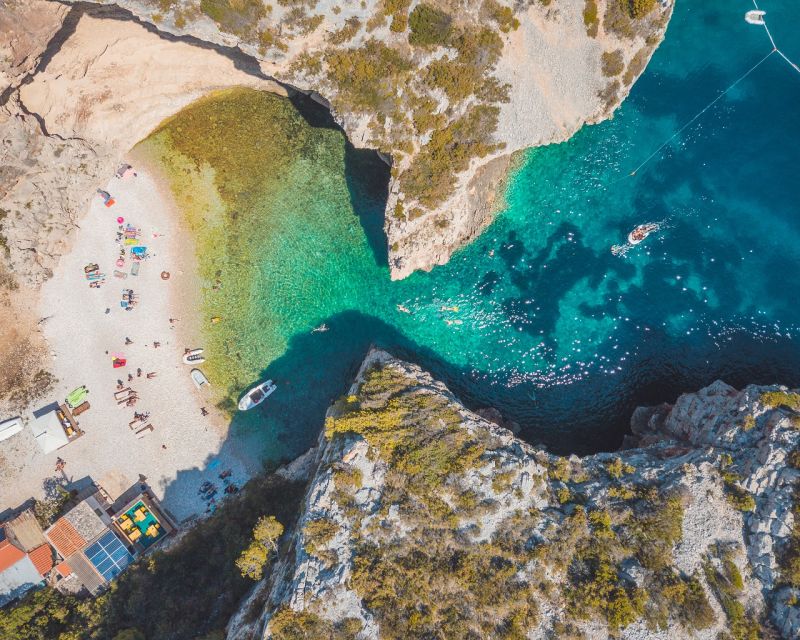 From Split: Blue Cave & Coastal Highlights Private Boat Tour - Budikovac island and the Blue Lagoon