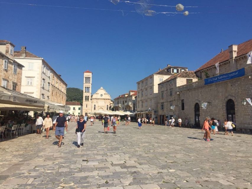 From Split: Blue Cave & Coastal Highlights Private Boat Tour - Hvar Town: a handsome finish