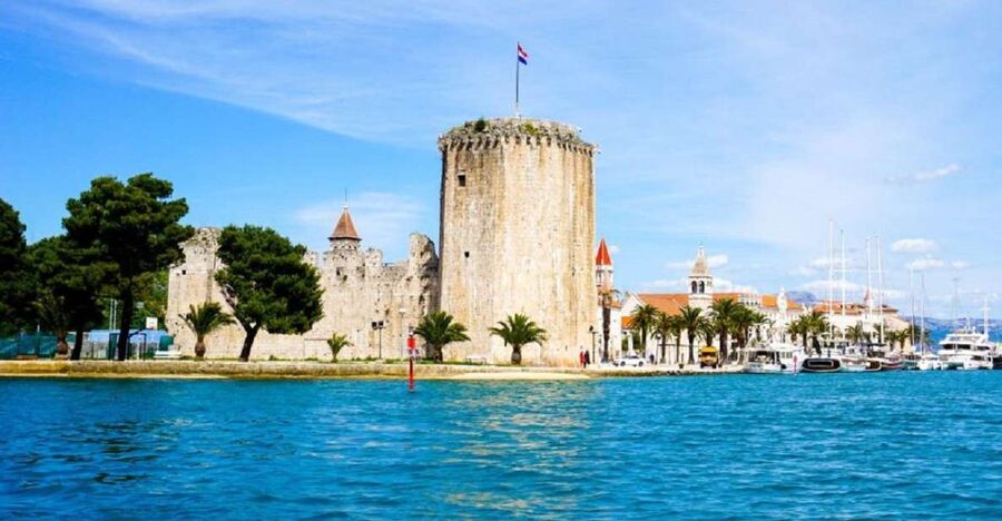 From Split: Blue Lagoon, Šolta, and Trogir Speedboat Tour - Leaving Split with the wind in your face