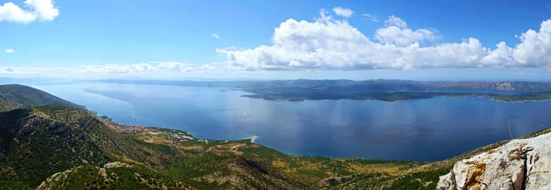 From Split: Catamaran Cruise to Golden Horn & Brač island. - Two hours at Golden Horn Beach