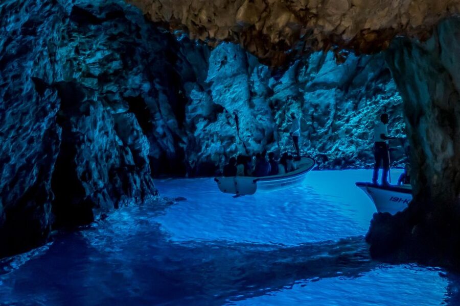 From Split, Croatia: Blue Cave & Hvar 5 Islands tour - Komiža: An Hour in an Authentic Fishing Town