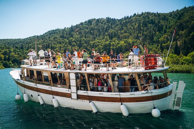 From Split: Krka Waterfalls Tour, Boat Cruise & Swimming - Entering Krka National Park