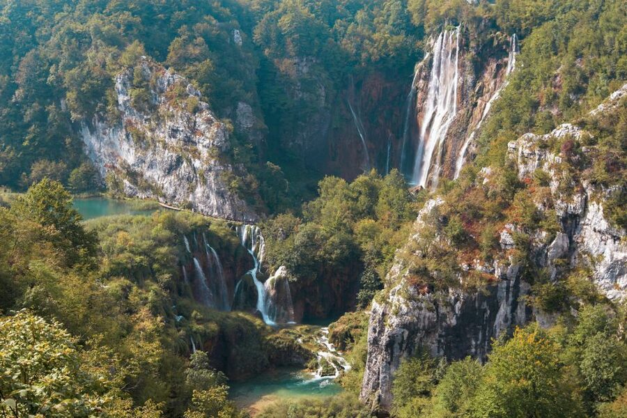 From Split or Trogir: Plitvice Lakes Guided Full-Day Tour - Free time, lunch, and the return trip