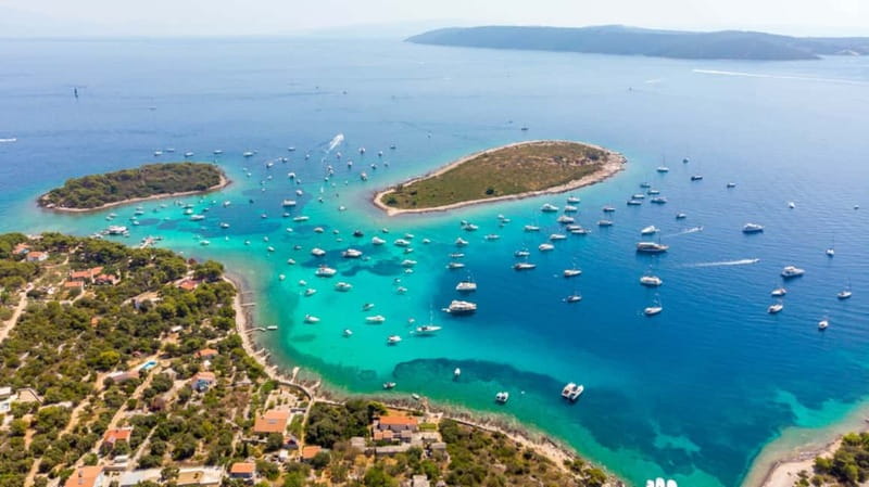 From Split or Trogir: Trogir and Blue Lagoon Half-Day Trip - The Blue Lagoon: 75 minutes for water and sun