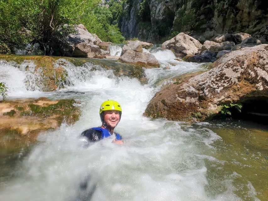 From Split or Zadvarje: Cetina River Canyoning - Reaching Gubavica waterfall