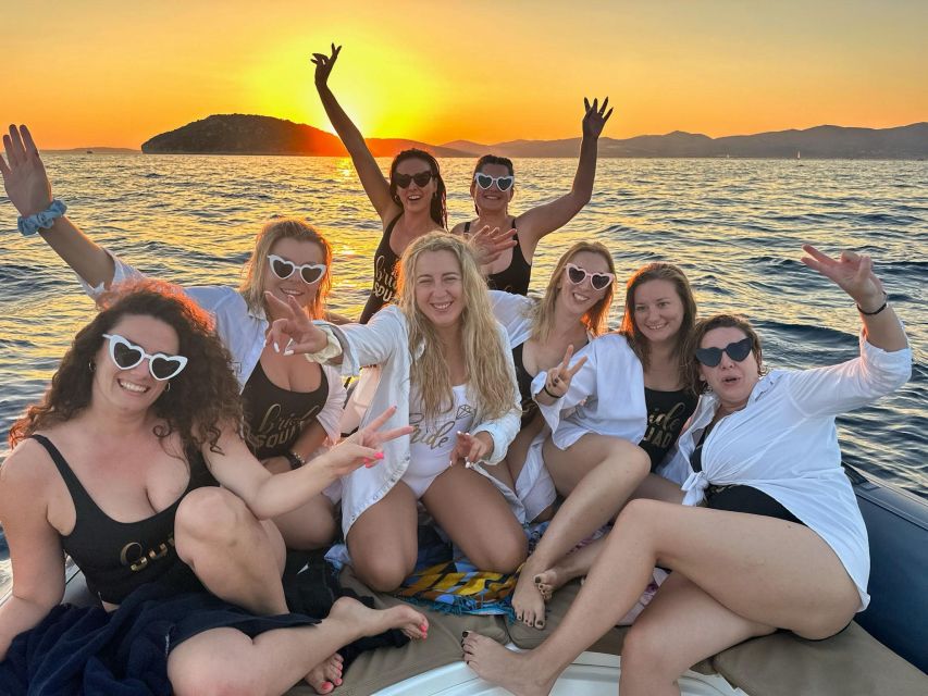 From Split: Private Sunset Boat Tour - Leaving the harbor for Marjan Hill and Tito’s villa