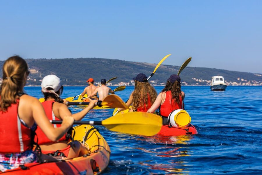 From Split: Sea Kayaking Tour - Paddling toward Kasjuni Beach