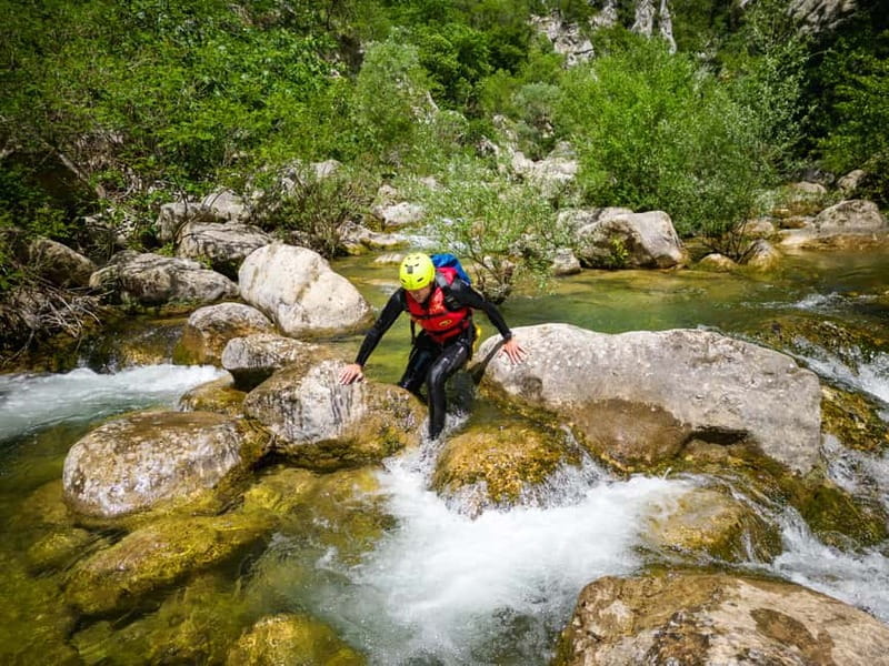 From Split/Šestanovac: Canyoning on Cetina River - Three hours of swimming, jumps, and river slides