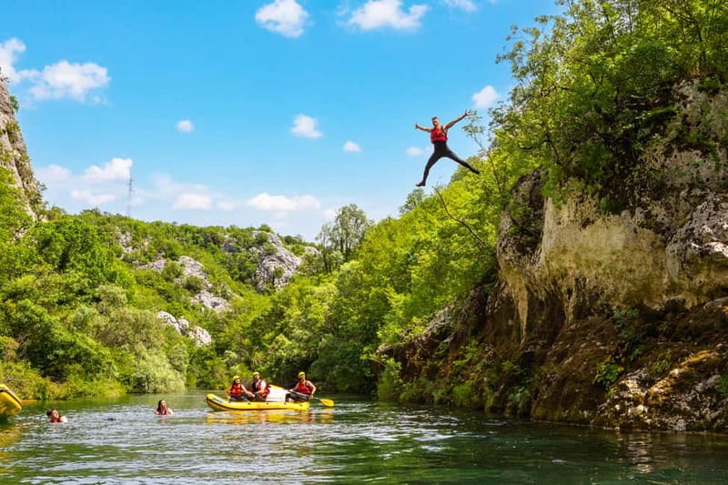 From Split/Šestanovac: Whitewater Rafting on Cetina River - The walk back and the end of the day