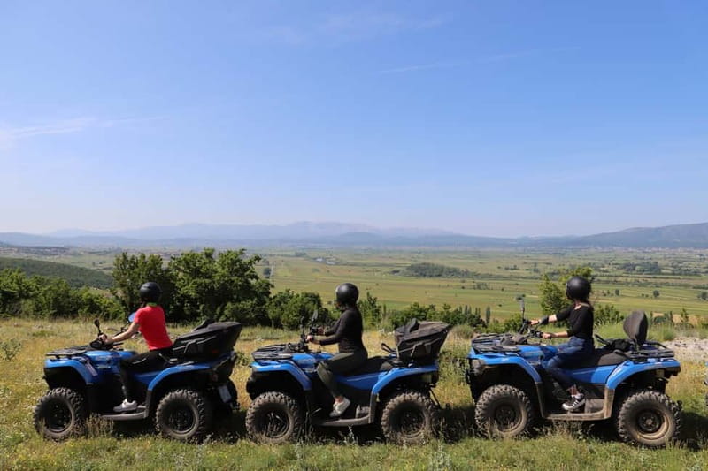 From Split: Three Rivers Quad Tour with Swimming and Lunch - Barbecue lunch beside the Cetina