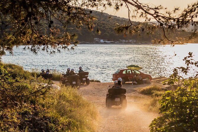 From Split & Trogir: ATV Quad Tour on Island Čiovo - The first 30 minutes: safety training and a test drive