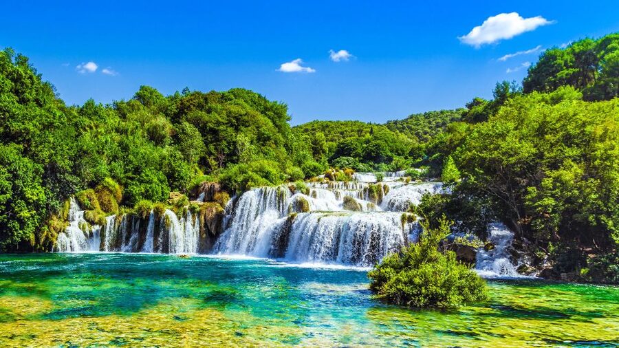 From Split & Trogir: Krka Waterfalls Day Tour with Boat Ride - Price, park fees, and real value