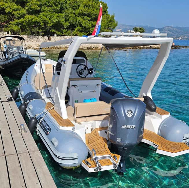 From Trogir: 3 islands half day tour with Blue Lagoon - The skipper can shape the whole day