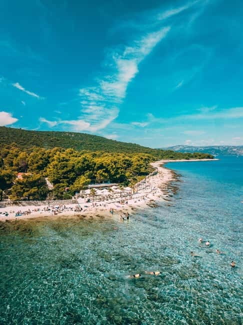 From Trogir: Blue Lagoon & Šolta Cruise with Lunch & Drinks - Finding the Solo boat beside Čiovo Bridge