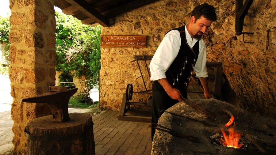 From Trogir, Seget & Okrug: Krka Waterfalls Gastro Tour - The 30-minute Krka River boat ride