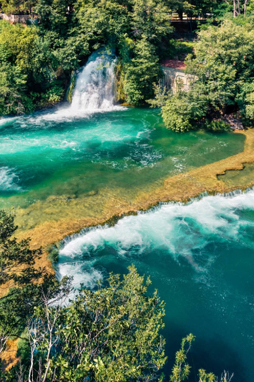 From Trogir, Seget & Okrug: Krka Waterfalls & Swimming - Leaving Trogir in a Small, Comfortable Van