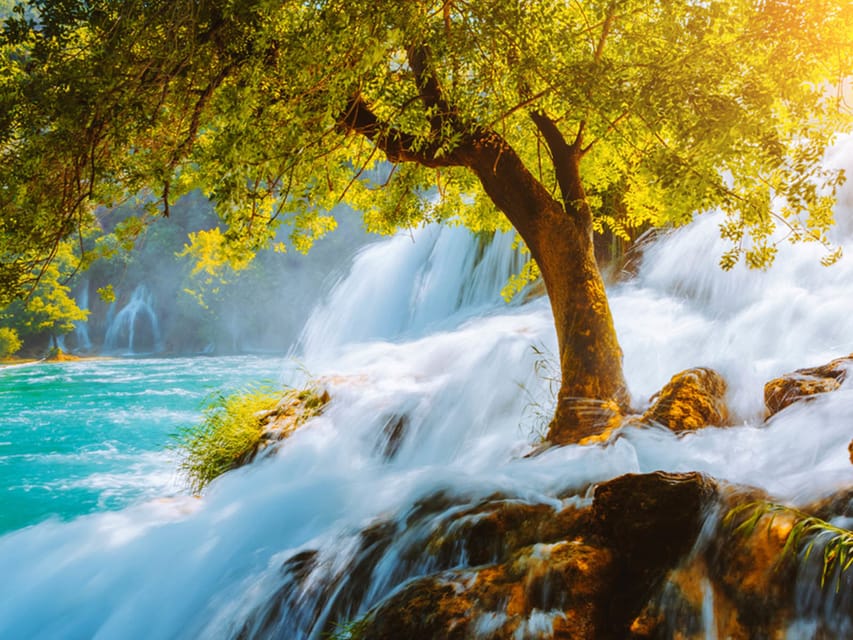 From Trogir, Seget & Okrug: Krka Waterfalls & Swimming - What Could Make the Day Less Enjoyable