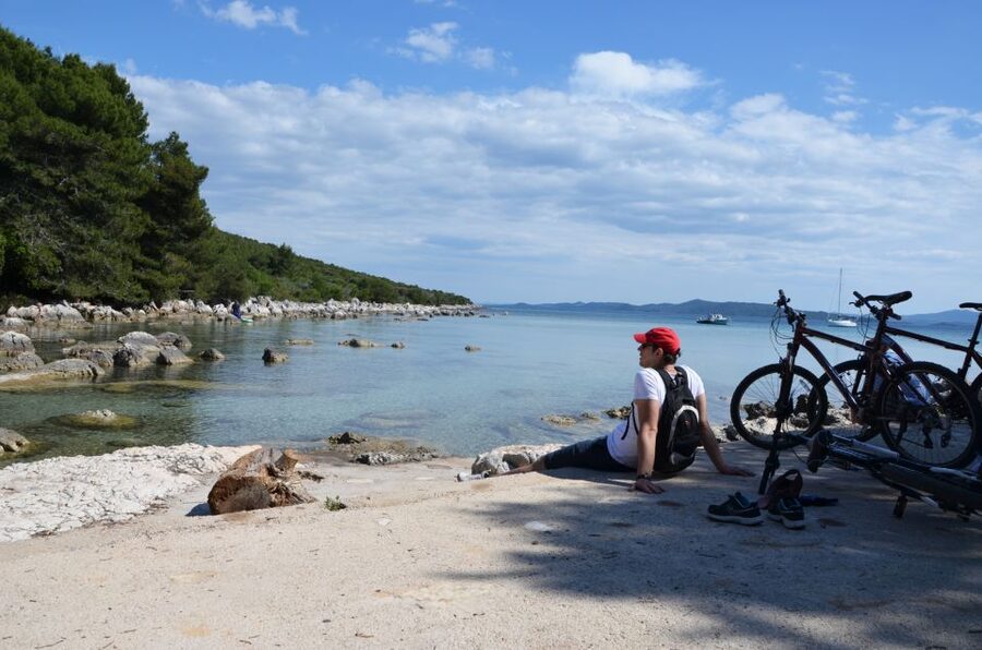 From Zadar: Full-Day Ugljan Self-Guided Bike Tour - The ride to the ferry and crossing to Preko