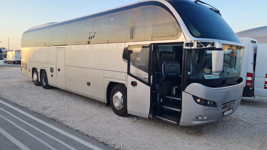 From Zadar: Plitvice Lakes Guided Tour with Boat & Train - Entering Plitvice with the guide’s route plan
