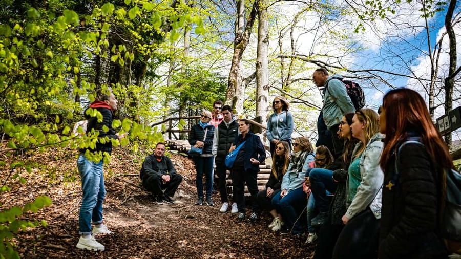 From Zagreb: Plitvice Lakes National Park Full-Day Tour - The café stop breaks up the Lika drive