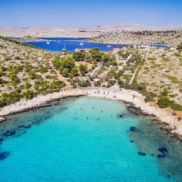 Full-day boat trip from Biograd na moru to Kornati NP - Levrnaka Island and the Lojena beach stop