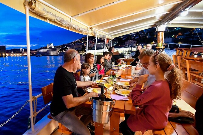 Gastro Cruise | Dinner and Boat ride around Dubrovnik Old Town - Sailing beside Dubrovnik’s city walls