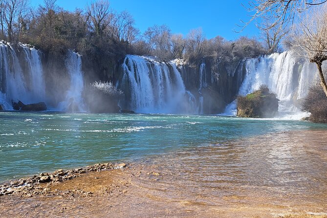 Group Full Day Tour Mostar & Kravica waterfalls from Dubrovnik - Kravica Falls: swimming, shade, and picnic time