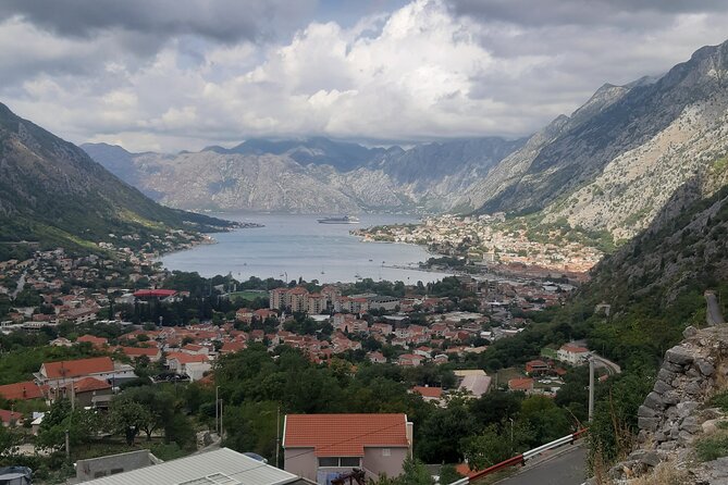 Group Montenegro Day Tour from Dubrovnik - Perast and the view toward two islands