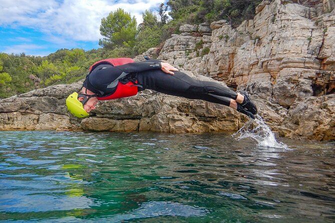 Guided Coasteering Adventure in Pula - The lagoon builds confidence before the bigger jumps