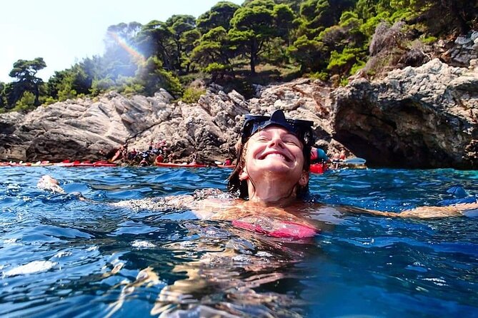 Guided Kayaking and Snorkeling Tour to Green Cave and Sipan Island from Lopud - Swimming, snorkeling, and the Green Cave